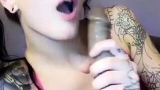 Natasha Grey Onlyfans Dildo Sucking Porn XXX Videos Leaked
